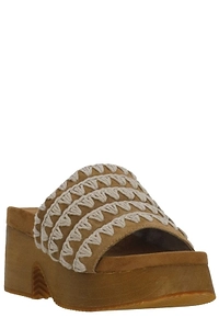 Mou Woven Platform Heeled Sandals