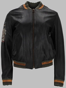 Mr & Mrs Italy Embroidered Bomber Jacket