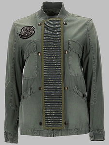 Mr & Mrs Italy Embellished Utility Jacket