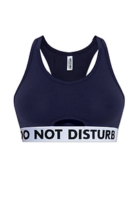 Moschino Logo Printed Stretched Bra