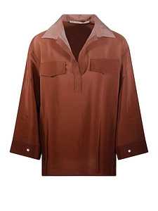 Zinnia Contrast Collar Shirt