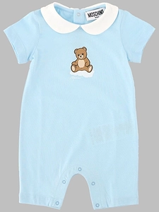 Moschino Kids Teddy Collar Onesie