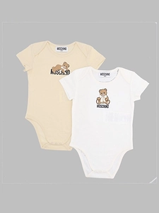 Moschino Kids Teddy Logo Bodysuits