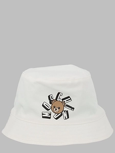 Moschino Kids Teddy Logo Bucket Hat