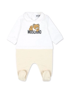 Moschino Kids Teddy Logo Onesie