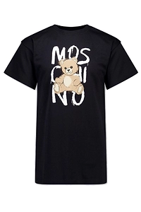 Moschino Kids Teddy-Printed Crewneck Dress