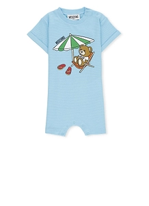 Moschino Kids Teddy Printed Crewneck Suit