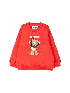 Moschino Kids Teddy Printed Crewneck Sweatshirt
