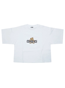 Moschino Kids Teddy Printed Crewneck T-Shirt