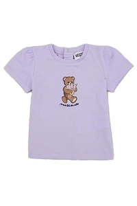 Moschino Kids Teddy-Printed Crewneck T-Shirt
