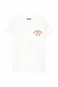 Moschino Kids Teddy-Printed Crewneck T-Shirt