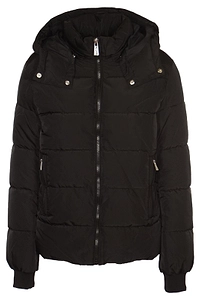 Moschino Kids Zip-Up Padded Hooded Jacket