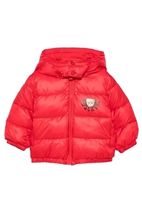 Moschino Kids Zip-Up Hooded Jacket