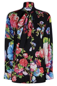 Moschino Long Sleeve Floral Shirt