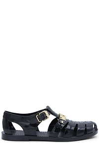 Moschino Logo Detail Flat Sandals