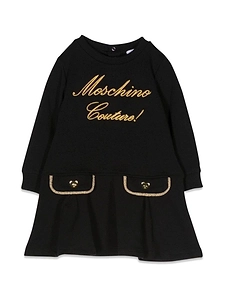 Moschino Kids Logo Pocket Dress