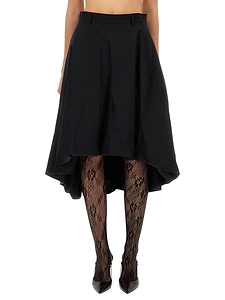 Moschino Midi Poplin Skirt