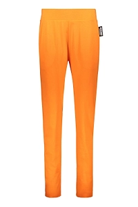Moschino Logo Detailed Tapered-Leg Trousers