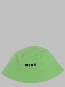 Msgm Kids Logo Bucket Hat