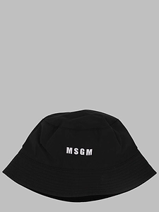 Msgm Kids Logo Bucket Hat