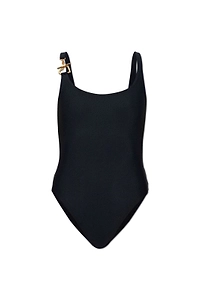 Moschino Logo Engraved One-Piece Swimsuit