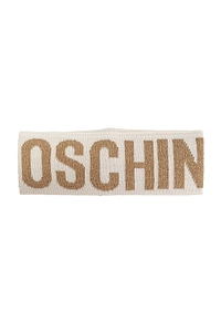 Moschino Logo Intarsia Knitted Headband