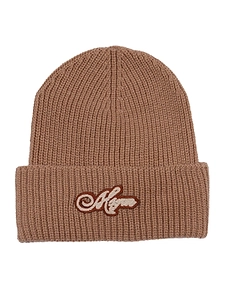 Msgm Kids Logo-Patch Knitted Beanie