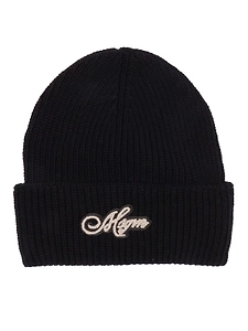 Msgm Kids Logo-Patch Knitted Beanie
