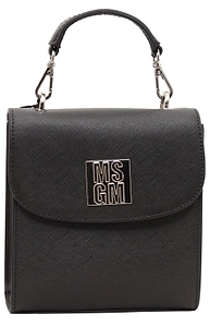Msgm Kids Logo Plaque Tote Bag