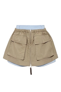 Moschino Pocket Detail Elasticated Waistband Skort