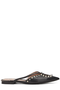 Moschino Studded Pointed Flat Mules