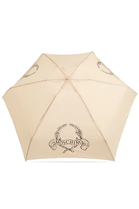 Moschino Logo Printed Folding Umbrella