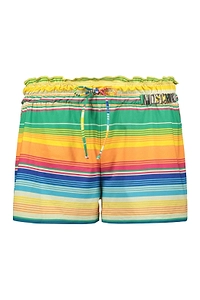 Moschino Printed Drawstring Shorts