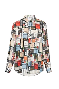 Moschino Printed Long-Sleeved Shirt