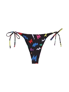 Moschino Printed Side-Tie Bikini Briefs