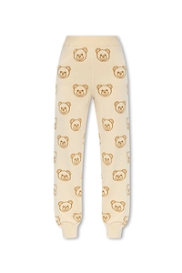 Moschino Teddy Bear Printed Knitted Track Pants