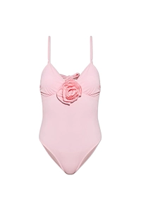 Moschino Floral Appliqué One-Piece Swimsuit