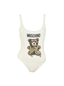 Moschino Teddy Print Swimsuit