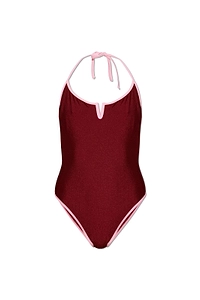 Moschino Tie Detail One Piece Swimsuit