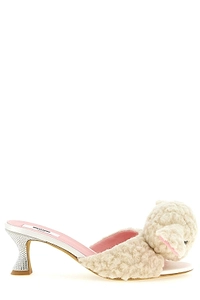 Moschino Sheep Embellished Mules