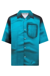 Moschino Short-Sleeve Patterned Shirt