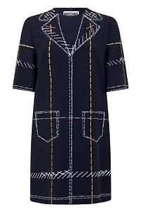 Moschino Short-Sleeved Midi Dress
