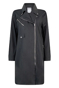 Moschino Side-Zip Long Coat