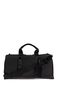 Moschino Logo Detailed Top Handle Luggage Bag