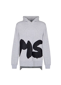 Msgm Kids Logo-Printed Side Slit Dress