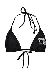 Moschino Triangle Bikini Top