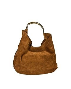 Moschino Tubular Handle Hobo Shoulder Bag