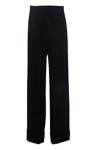Moschino Turn-Up Hem Wide-Leg Trousers