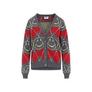 Moschino V-Neck Knitted Cardigan