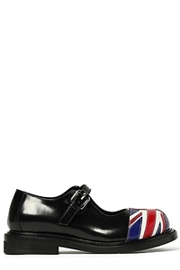 Moschino Union Jack Mary Jane Shoes